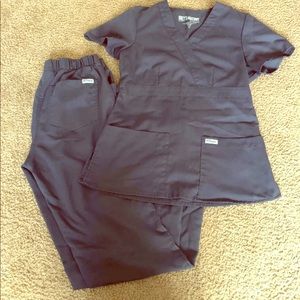 XS greys Anatomy scrub set